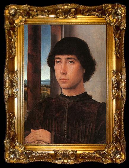 framed  Hans Memling Portrait of a Young Man    kk, ta009-2